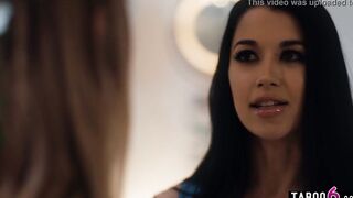 Long titties unhappy young bride Bunny Colby lesbo sex with eighteen Alex Coal