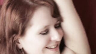 Russian dark haired eighteen Ivy wants penis into her mouth and snatch