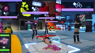 CyberpinkTactics SFM Cartoon game Ep.two long turrets long cock