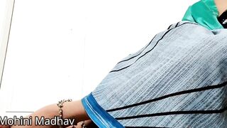 Desi celeb boned rough by co-model inside doggy style with hindi
