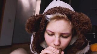 Cute beauty treats my dick like a dildo