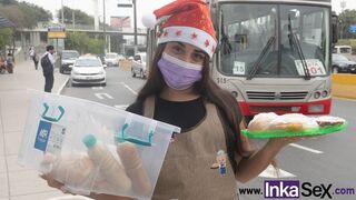 On the eve of Christmas, Hispanic gets her piece of meat