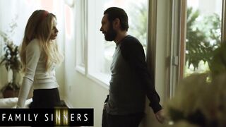 Hard Sex Between Stepsiblings Blonde Hot (Aiden Ashley, Tommy Pistol) - Family Sinners