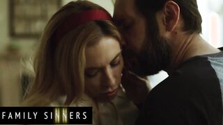 Hard Sex Between Stepsiblings Blonde Hot (Aiden Ashley, Tommy Pistol) - Family Sinners