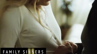 Hard Sex Between Stepsiblings Blonde Hot (Aiden Ashley, Tommy Pistol) - Family Sinners