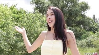 GERMAN SCOUT - FIT PETITE 19 YEAR OLD ALYSSA BOUNTY PICKUP AND HARD LOST PLACE POUNDED
