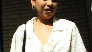 Latin sluts gets her vagina hardcore banged with a goddess pole