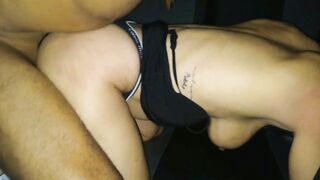 Sex inside the vehicle with my hubby friend after a dirty drinking night