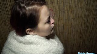 Outdoor Agent Babe Dog Owner Seeks Help but Gets Boned Rough