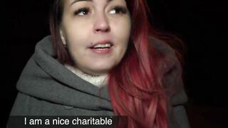 Outdoor Agent Babe Dog Owner Seeks Help but Gets Boned Rough