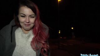 Outdoor Agent Babe Dog Owner Seeks Help but Gets Boned Rough