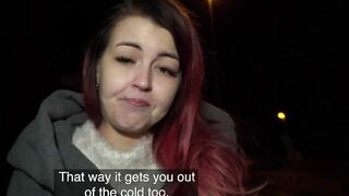 Outdoor Agent Babe Dog Owner Seeks Help but Gets Boned Rough