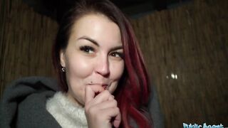 Outdoor Agent Babe Dog Owner Seeks Help but Gets Boned Rough