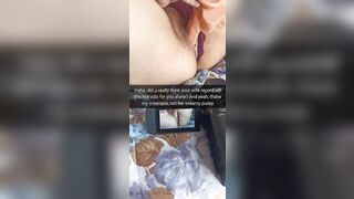 Your creampied ex-wife recording a vid for you! -Milky Mari