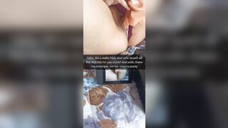 Your creampied ex-wife recording a vid for you! -Milky Mari