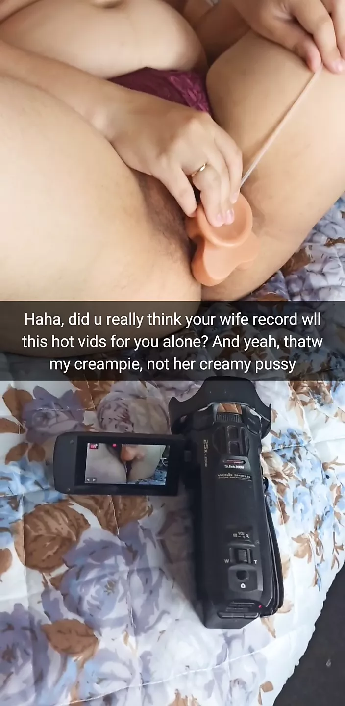 Your creampied ex-wife recording a vid for you! -Milky Mari