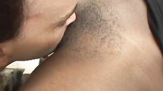 Nice titties black hot gets a sweet screwed from sexy white dong