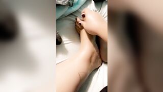 Lubing up my foot just for you