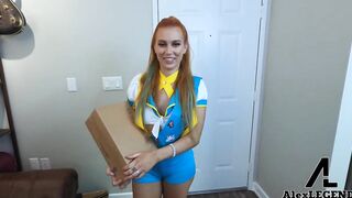 Bombshell Madison Morgan Needs Alex Legend's Milk For Her GirlScout Cookies