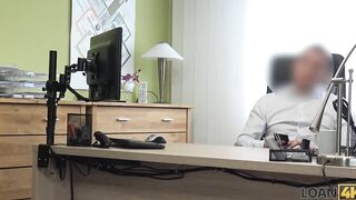 LOAN4K. Beauty milf doesnt mind having sex to fix her issues