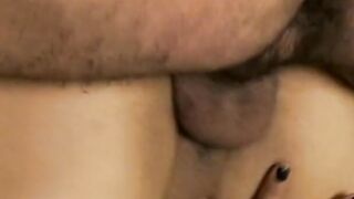 Chubby hoe takes it into her soak vagina