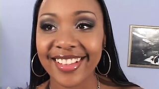 Randy cum chugging african hot takes a cock inside her tight pussy