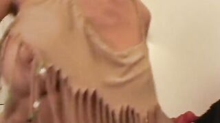 Bae tanned cunt with mouth gets slammed on couch