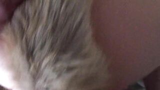 Swingers Old Fun anal Fox Tail squirting, soak and wild.