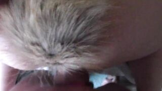 Swingers Old Fun anal Fox Tail squirting, soak and wild.