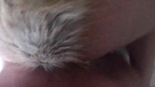 Swingers Old Fun anal Fox Tail squirting, soak and wild.