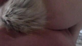 Swingers Old Fun anal Fox Tail squirting, soak and wild.
