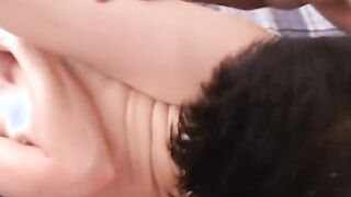 Flexible ginger blows penis and gets screwed