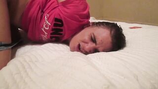 Butt Training My Fat Booty Bitch Making Her Cum From Big Dick