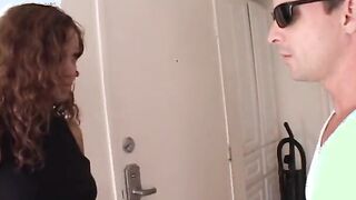 Adorable dark haired give bj and gets pounded by male cheelreader