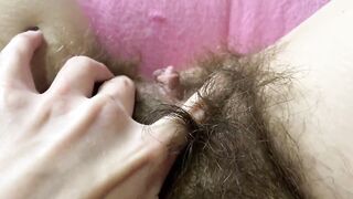 BUSHY VAGINA COMPILATION huge clitoris closeup stunning bush