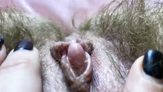 BUSHY VAGINA COMPILATION huge clitoris closeup stunning bush