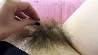 BUSHY VAGINA COMPILATION huge clitoris closeup stunning bush