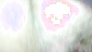 Banged! and cum on her unshaved panty twat