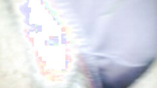 Banged! and cum on her unshaved panty twat