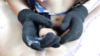 Juicy hand job cummed compilation