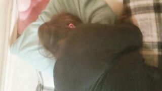 Perv corners his "friends" sister and gets what he is after...