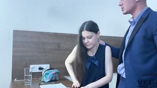 My stupid stepsister stuck inside a washing machine and I screwed her tight booty