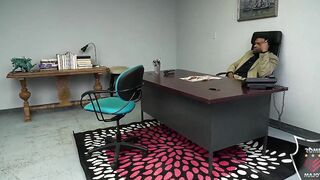 Cutie Secretary Riley Nixon Creampied By Stud Rome Major!