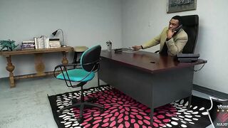 Cutie Secretary Riley Nixon Creampied By Stud Rome Major!