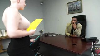 Cutie Secretary Riley Nixon Creampied By Stud Rome Major!
