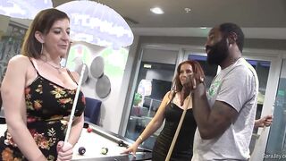 Stacked MILFs Sara Jay and Nicky Ferrari Fuck By Mega Penis