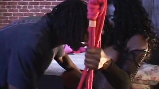 African licks, blows and fucks african stud until cumload finale