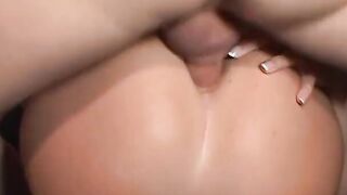 Turned On dick blowing blond takes penis inside banged holes