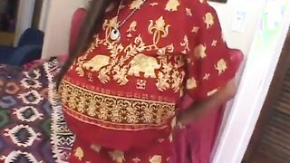 Bro slides his dick into sluts's mouth then fucks her rough