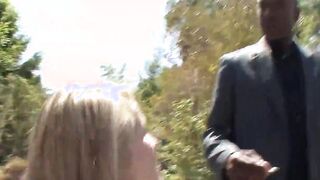 18 Year Old Aiden Aspen blows and fucks into interracial sex